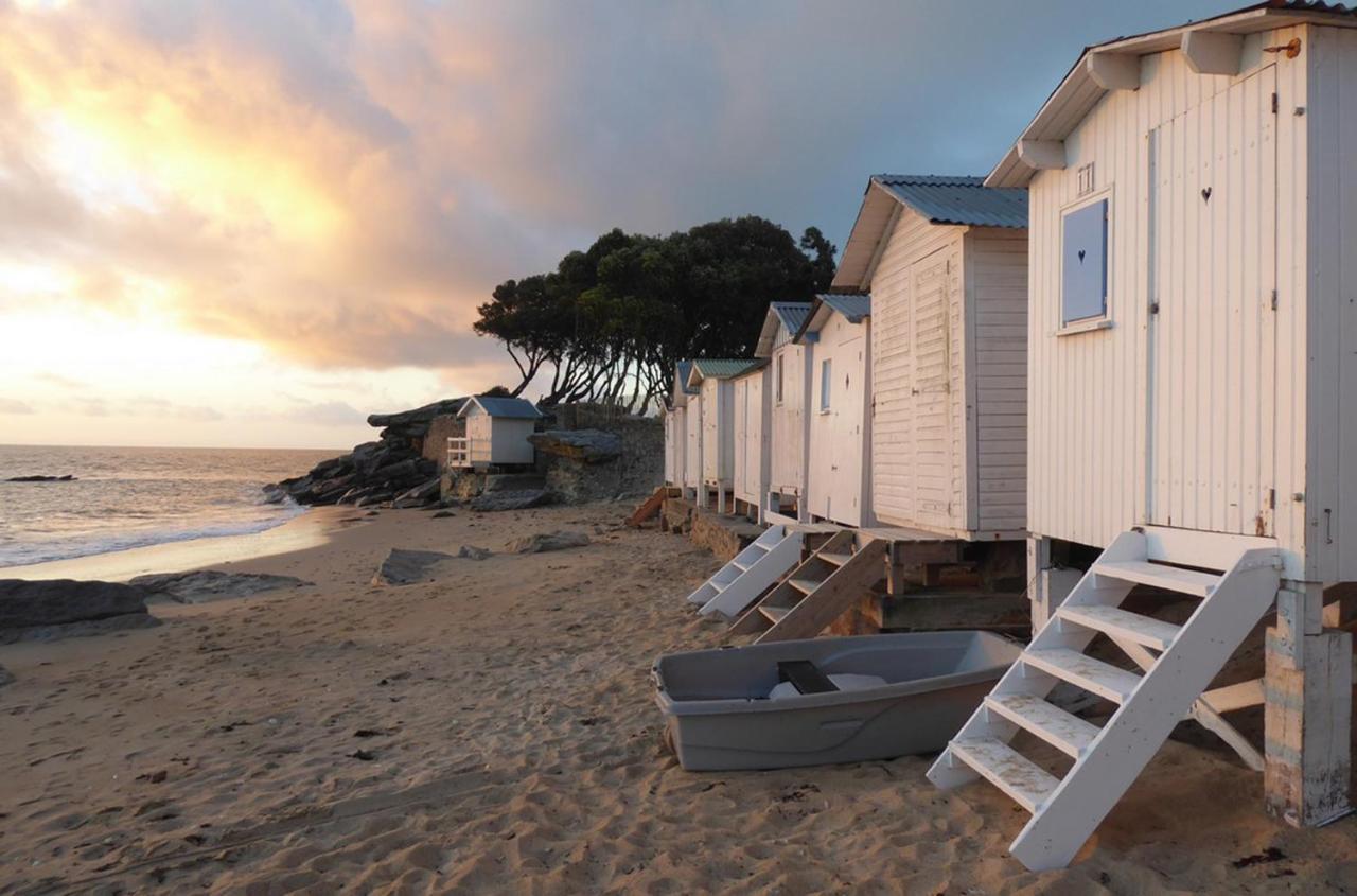 Maison Bord de mer à Noirmoutier Barbâtre Esterno foto